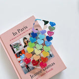 Colorful Hearts with Hearts Glitter iPhone Case