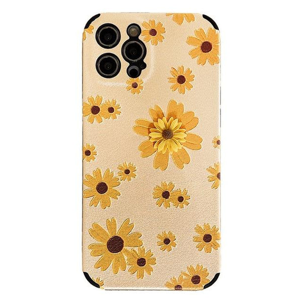 Embossed Daisy iPhone Case