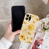 Embossed Daisy iPhone Case