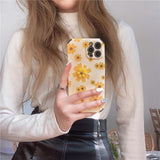 Embossed Daisy iPhone Case