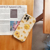 Embossed Daisy iPhone Case