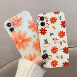 Spring Flowers and Leaves iPhone Case