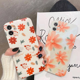 Spring Flowers and Leaves iPhone Case