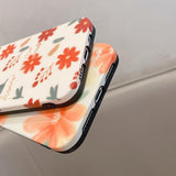 Spring Flowers and Leaves iPhone Case