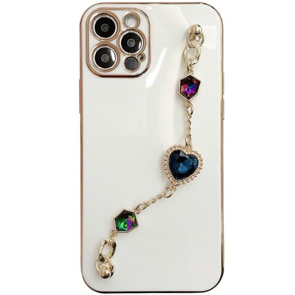 Heart Gem Bracelet iPhone Case