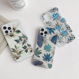 Electroplated Floral iPhone Case